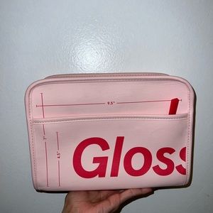 glossier makeup bag
